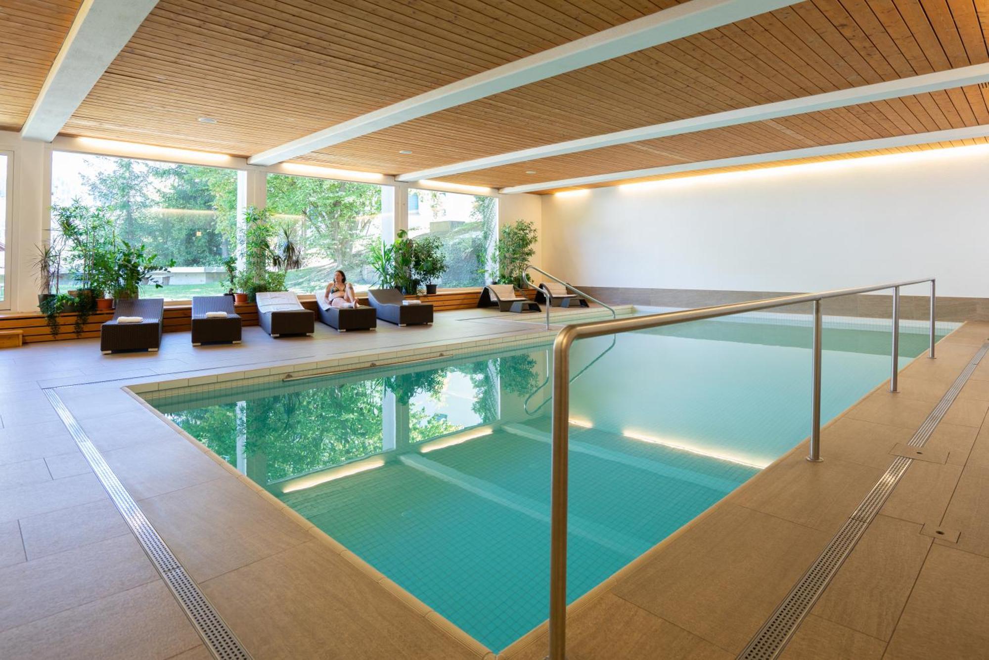 Studio Im Hotel Des Alpes Флимс Экстерьер фото